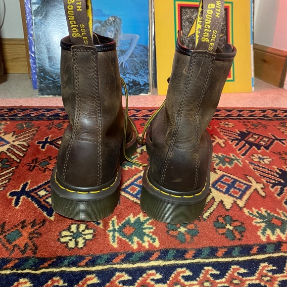 Dr. Martens 1460 Bex Crazy Horse Leather Boots - Picture 3 of 8